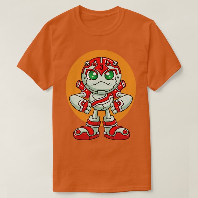 Camiseta Robot toon (Diseño del anverso)