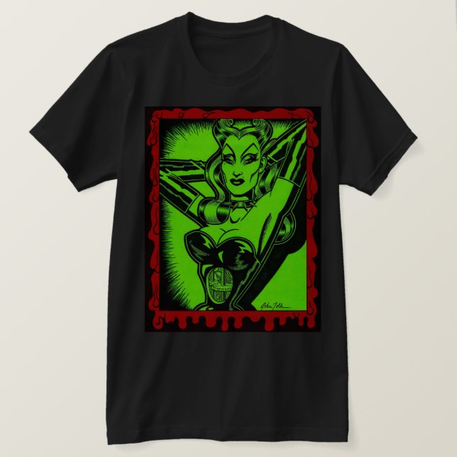 Camiseta Robot Vampire Vixen (Anverso del diseño)