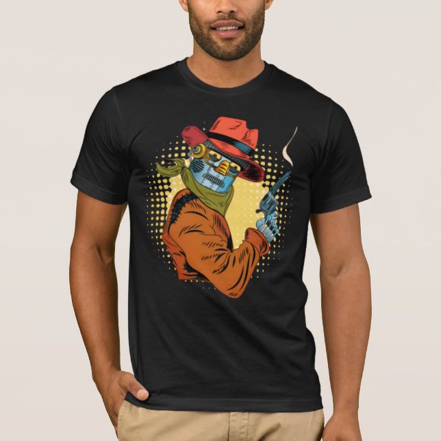 Camiseta Robot vaquero  (Anverso)