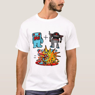 Camiseta robot_vs_monsterblue