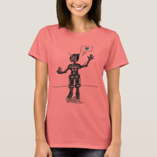 Camiseta Robot Y Kitten Son Amigos