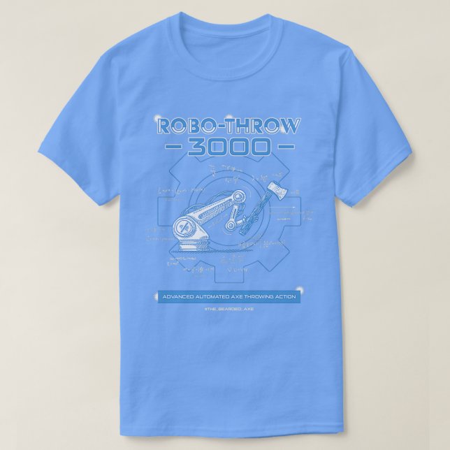 Camiseta RoboThrow 3000 (Diseño del anverso)