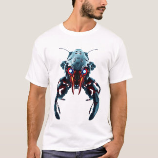 Camiseta Robotic Lobster Face Art