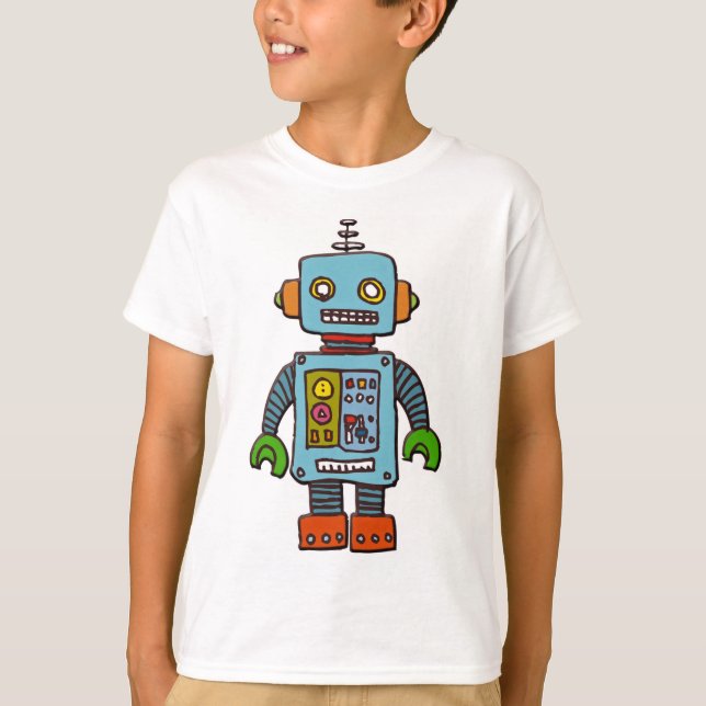 Camiseta robótica (Anverso)
