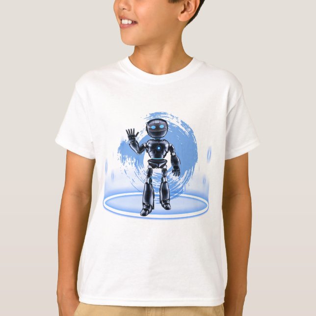 Camiseta robótica (Anverso)