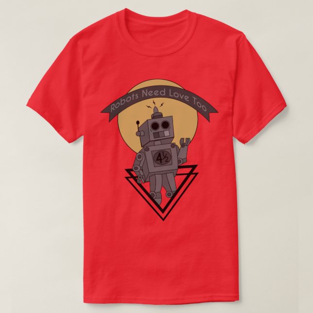 Camiseta Robótica creativa (Diseño del anverso)