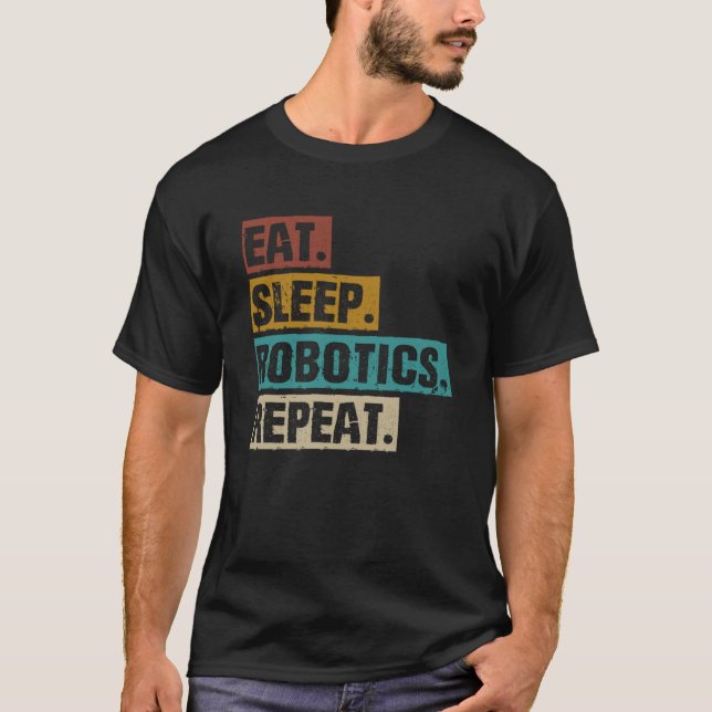 Camiseta Robótica del sueño de la cometa Robótica retro de  (Anverso)