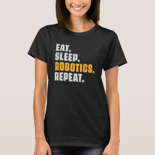 Camiseta Robótica del sueño de los devotos de la ciencia re