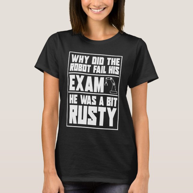Camiseta Robótica Divertida Ai Inteligencia Artificial Rob (Anverso)