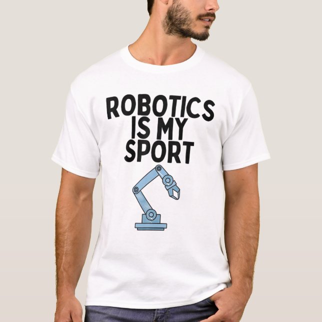 Camiseta Robótica divertida no es profesora de deportes Sar (Anverso)