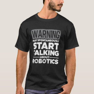 Camiseta Robótica Divertida Para Hombres Mujeres Ingeniero