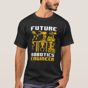 Camiseta Robótica Ingeniería Niños Hombres Mujeres Futuro R