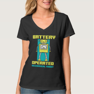 Camiseta Robótica mecánica de robots con funcionamiento de