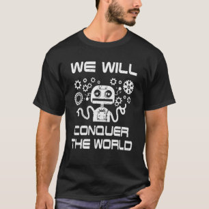 Camiseta Robótica Para Hombres Adultos Mujeres Robot Cyborg