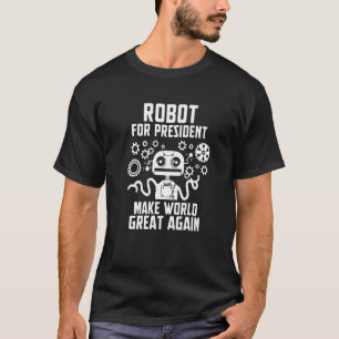 Camiseta Robótica Para Hombres Mujeres Tecnología De Máquin