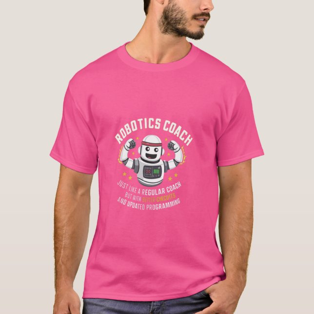 Camiseta Robotics Coach Better Circuits Programación actual (Anverso)