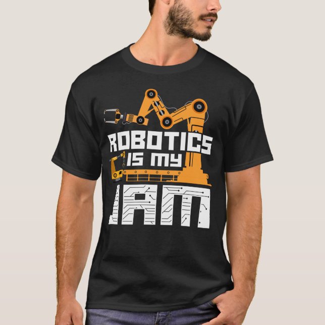 Camiseta Robotics Engineer Robotics es mi Jam Vintage (Anverso)