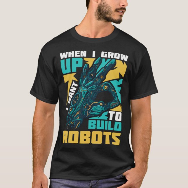 Camiseta Robotics Engineer Software Building Robots (Anverso)