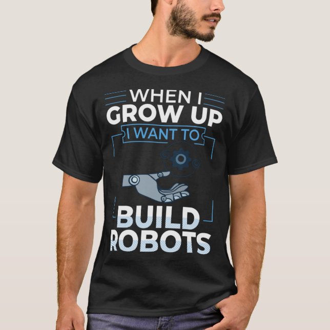 Camiseta Robotics Engineer Software Building Robots 1 (Anverso)