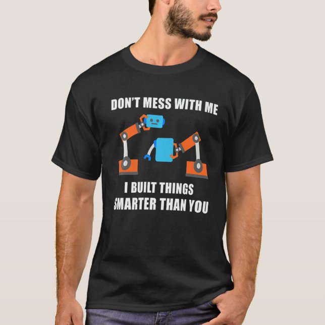 Camiseta Robotics Engineering Machine Learning Robot no (Anverso)