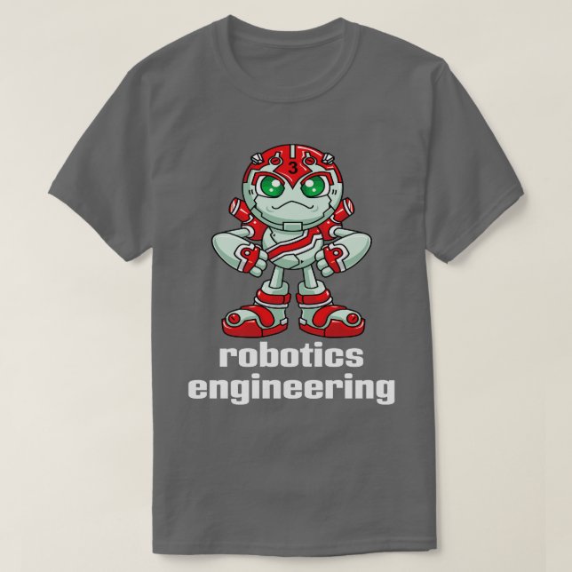 Camiseta Robotics Engineering Robot 1 (Diseño del anverso)