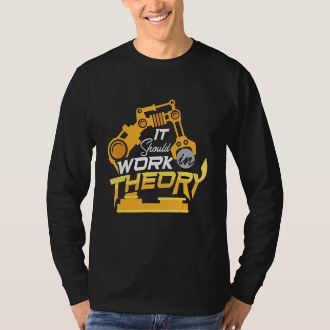 Camiseta Robotics Machine Learning Robot Robotics Engineeri (Anverso)