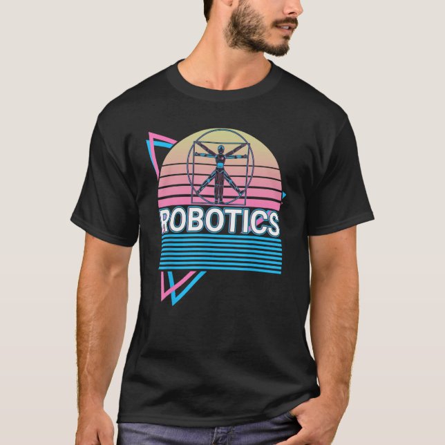 Camiseta Robotics Robots Retro (Anverso)