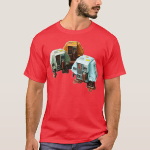 Camiseta Robots corriendo silenciosos 