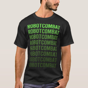 Camiseta Robots de combate de gradiente verde