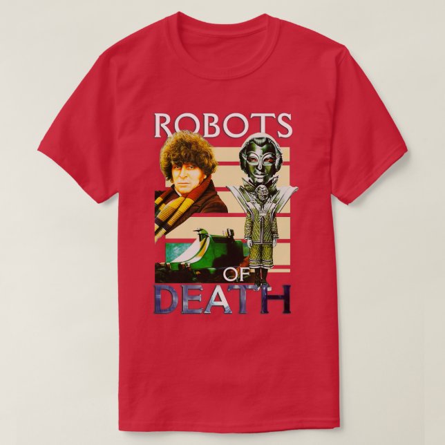Camiseta Robots de la muerte (Diseño del anverso)