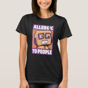 Camiseta Robots Humor Robótica Artificial Ai Alérgico a P