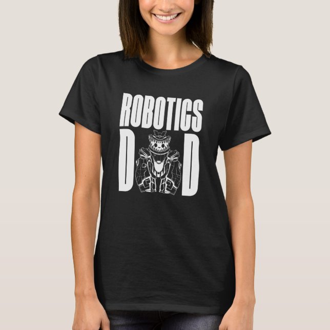 Camiseta Robots Inteligencia Artificial Ai Robótica Papá (Anverso)