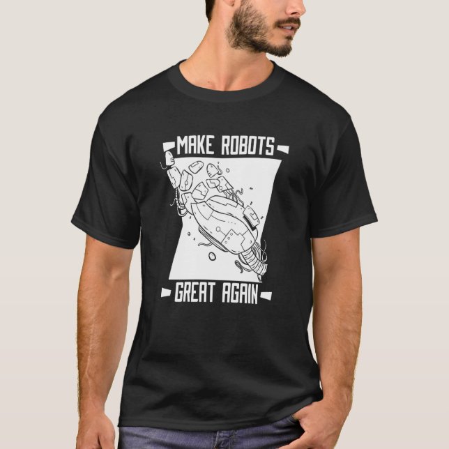 Camiseta Robots Inteligencia Artificial Ai Robotics (Anverso)