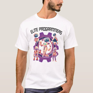 Camiseta Robots - Programadores de élite - Ingeniero Mecáni