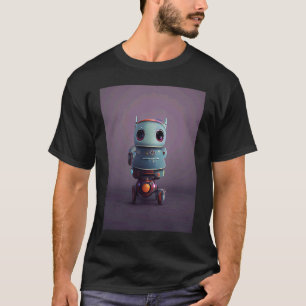 Camiseta Robots simples bots de fantasía, criatura aceptabl