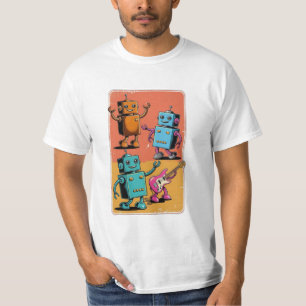 Camiseta Robots vintage
