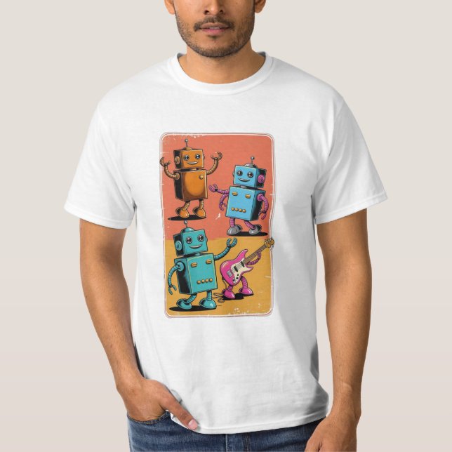 Camiseta Robots vintage (Anverso)