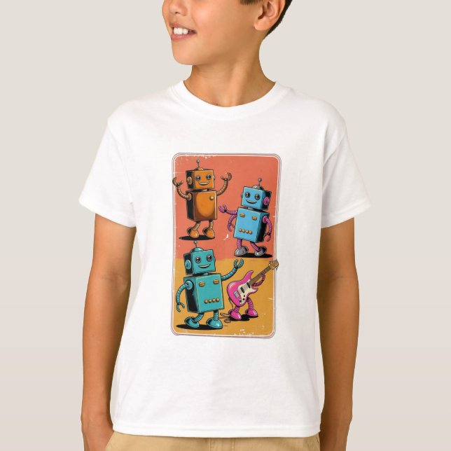 Camiseta Robots vintage (Anverso)
