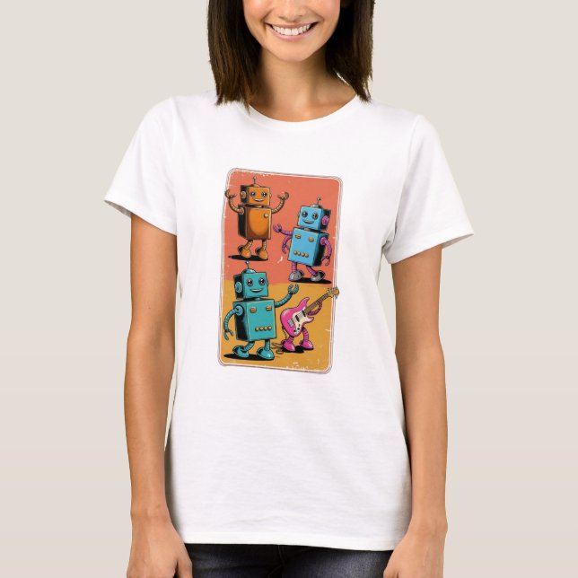 Camiseta Robots vintage (Anverso)