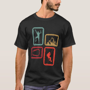 Camiseta Roc para escalada en montaña vintage para niños