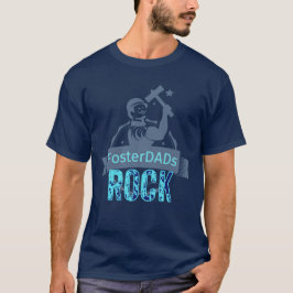 Camiseta Roca adoptiva de los papás - período azul