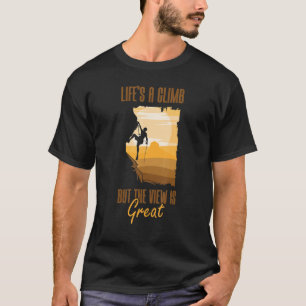 Camiseta Roca alpinista alpina escalada en Bouldering Climb