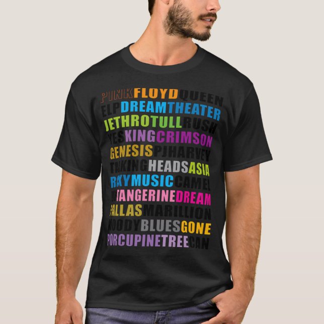 Camiseta Roca Banda de Rock Progresivo Racerback (Anverso)