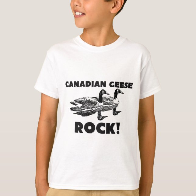 Camiseta Roca canadiense de los gansos (Anverso)