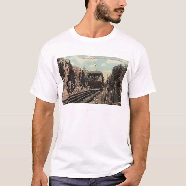 Camiseta Roca cortada en Mt. Tom (Anverso)