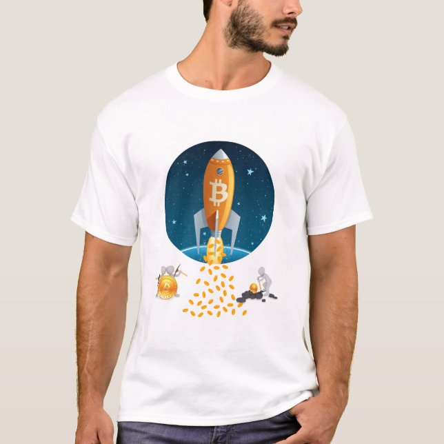 Camiseta Roca de Bitcoin (Anverso)