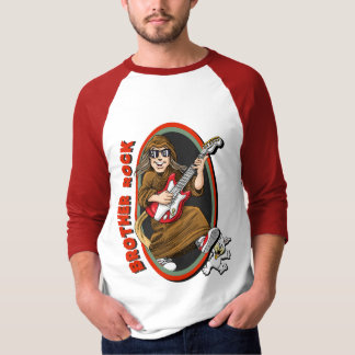 Camiseta Roca de Bro con el béisbol T de los hombres de
