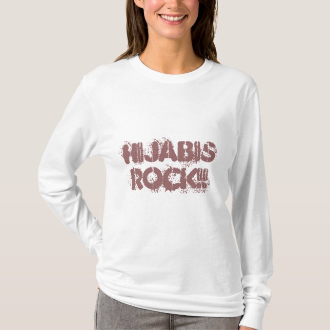 Camiseta ¡Roca de Hijabis!! (Anverso)