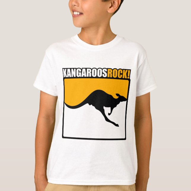 Camiseta ¡Roca de KangaROOS! (Anverso)