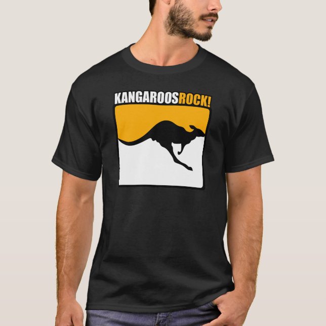 Camiseta ¡Roca de KangaROOS! (Anverso)